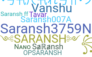 الاسم المستعار - Saransh