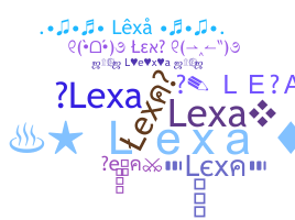 الاسم المستعار - lexa3d