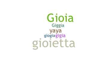 الاسم المستعار - Gioia