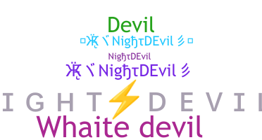 الاسم المستعار - Nightdevil