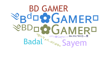الاسم المستعار - BDGamer