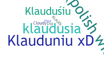 الاسم المستعار - Klaudia