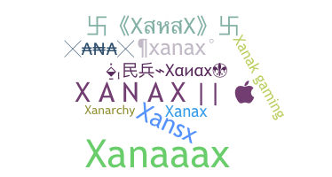 الاسم المستعار - XANAX