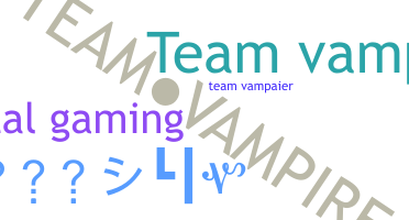 الاسم المستعار - TeamVampire