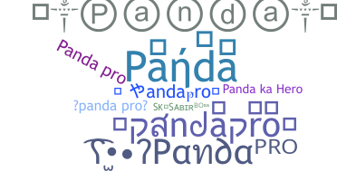 الاسم المستعار - pandapro