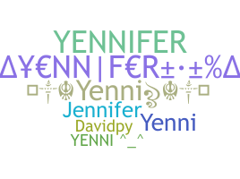 الاسم المستعار - Yennifer