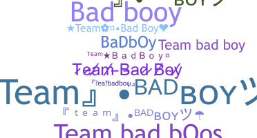 الاسم المستعار - teambadboy