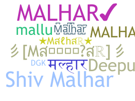 الاسم المستعار - Malhar