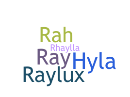 الاسم المستعار - Rayla