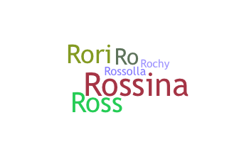 الاسم المستعار - Rossana