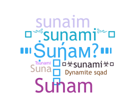 الاسم المستعار - Sunami
