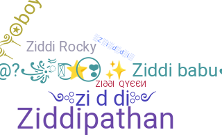 الاسم المستعار - ziddi