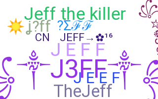 الاسم المستعار - Jeff