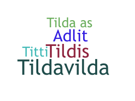 الاسم المستعار - Tilda