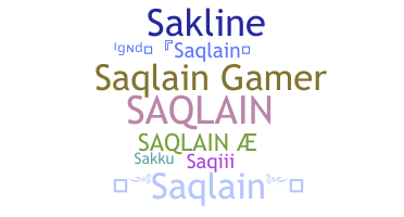 الاسم المستعار - Saqlain