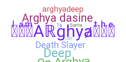 الاسم المستعار - Arghya