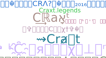 الاسم المستعار - Craxt