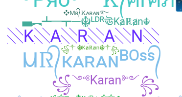 الاسم المستعار - Karan