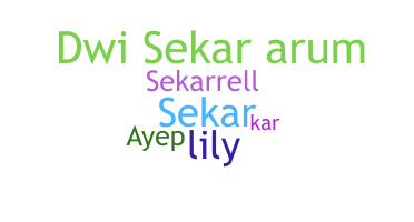 الاسم المستعار - Sekar