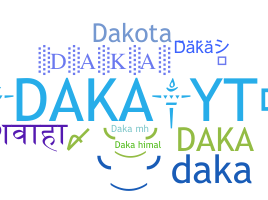 الاسم المستعار - Daka