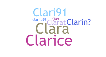 الاسم المستعار - Clari