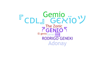الاسم المستعار - Genio
