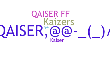 الاسم المستعار - Qaiser