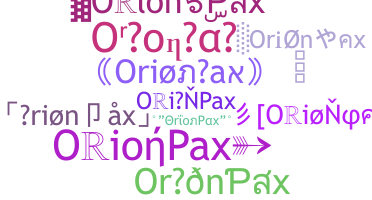 الاسم المستعار - OrionPax