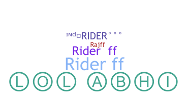 الاسم المستعار - Riderff