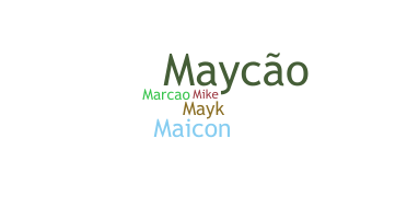 الاسم المستعار - Maycon