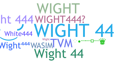 الاسم المستعار - Wight444