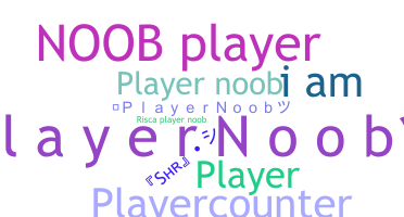 الاسم المستعار - PlayerNoob