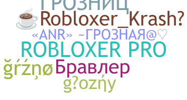 الاسم المستعار - Robloxer