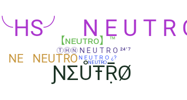 الاسم المستعار - neutro