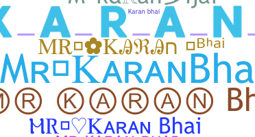 الاسم المستعار - Mrkaranbhai