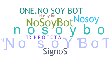 الاسم المستعار - Nosoybot