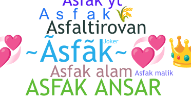 الاسم المستعار - Asfak