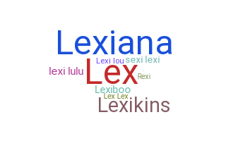 الاسم المستعار - lexi