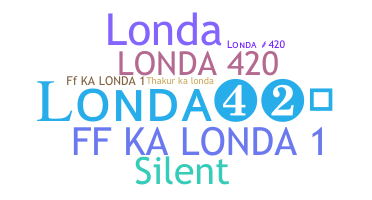 الاسم المستعار - LONDA420