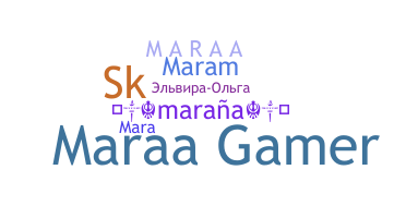 الاسم المستعار - Maraa