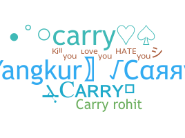 الاسم المستعار - Carry