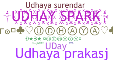 الاسم المستعار - Udhaya