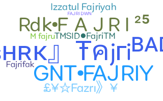 الاسم المستعار - Fajri