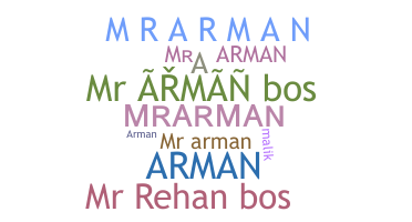 الاسم المستعار - mrarman