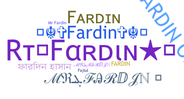 الاسم المستعار - Fardin