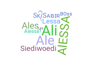 الاسم المستعار - Alessa