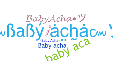 الاسم المستعار - BabyAcha