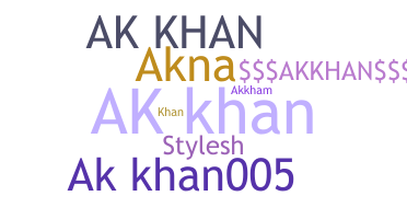 الاسم المستعار - Akkhan