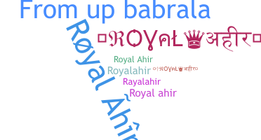 الاسم المستعار - RoyalAhir