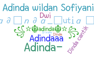 الاسم المستعار - Adinda
